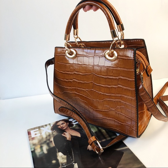 ISABELLE Handbags - LAST ONE - SATCHEL CROC BAG 🍂